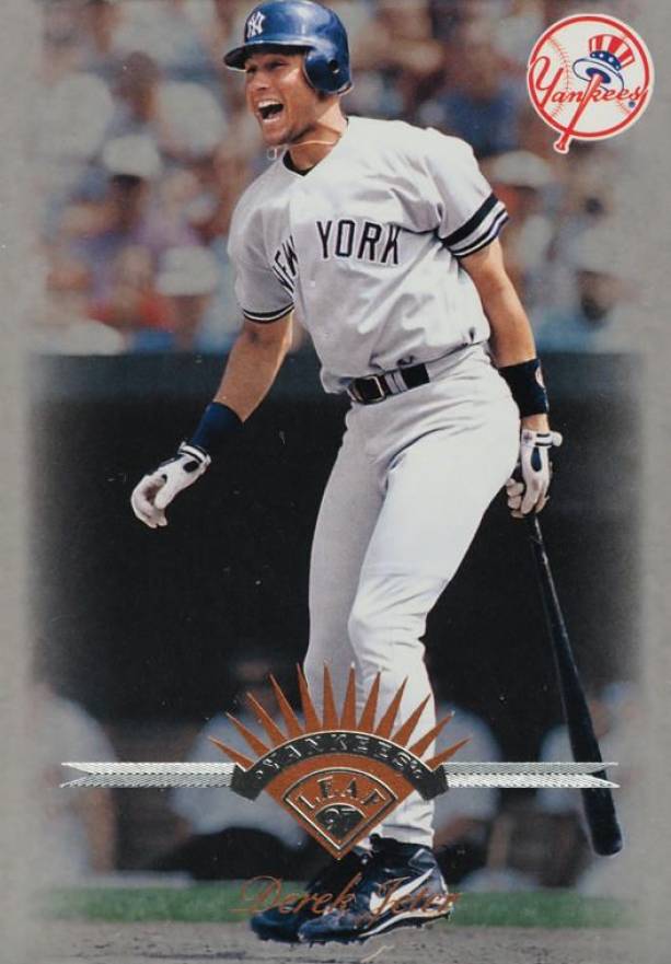 1997 Leaf Derek Jeter #165 Baseball Card