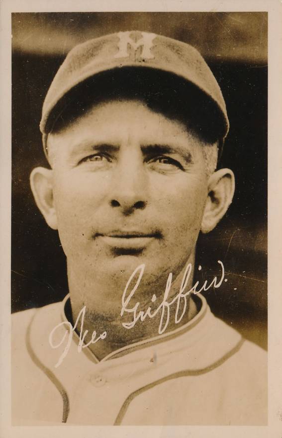 1933 Worch Cigar American Association (1933-34) Wes Griffin # Baseball Card