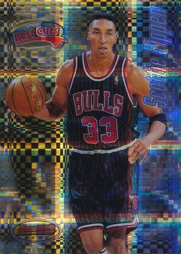 1997 Bowman's Best Cuts Scottie Pippen #BC3 Basketball Card