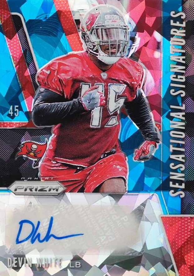 2019 Panini Prizm Sensational Signature Devin White #SEDVW Football Card