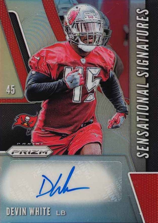 2019 Panini Prizm Sensational Signature Devin White #SEDVW Football Card