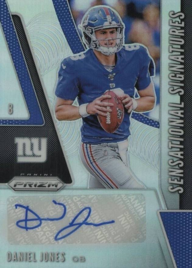 2019 Panini Prizm Sensational Signature Daniel Jones #SEDAJ Football Card