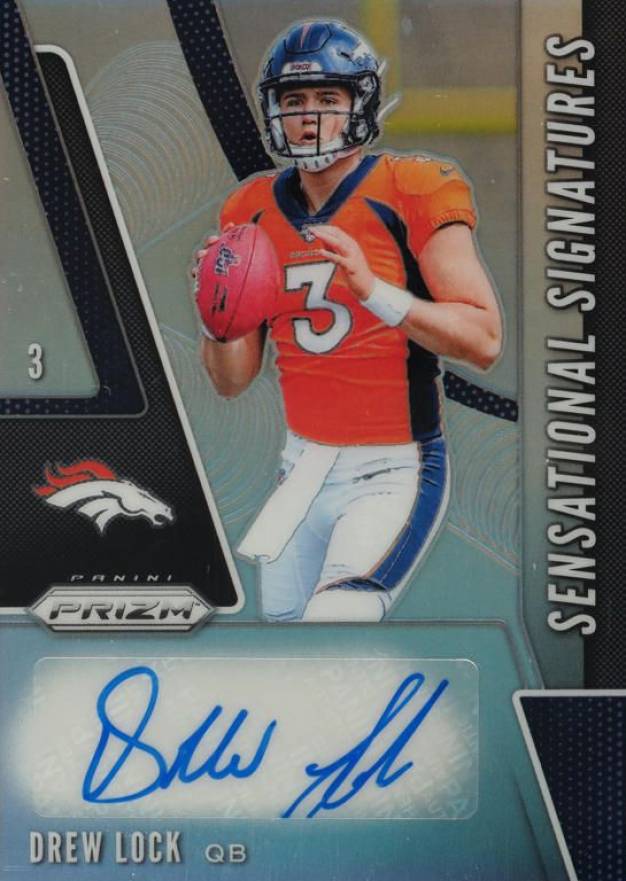 2019 Panini Prizm Sensational Signature Drew Lock #SEDRL Football Card