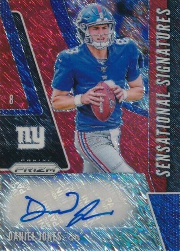 2019 Panini Prizm Sensational Signature Daniel Jones #SEDAJ Football Card