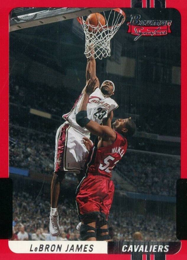 2004 Bowman Signature LeBron James #23 Basketball Card