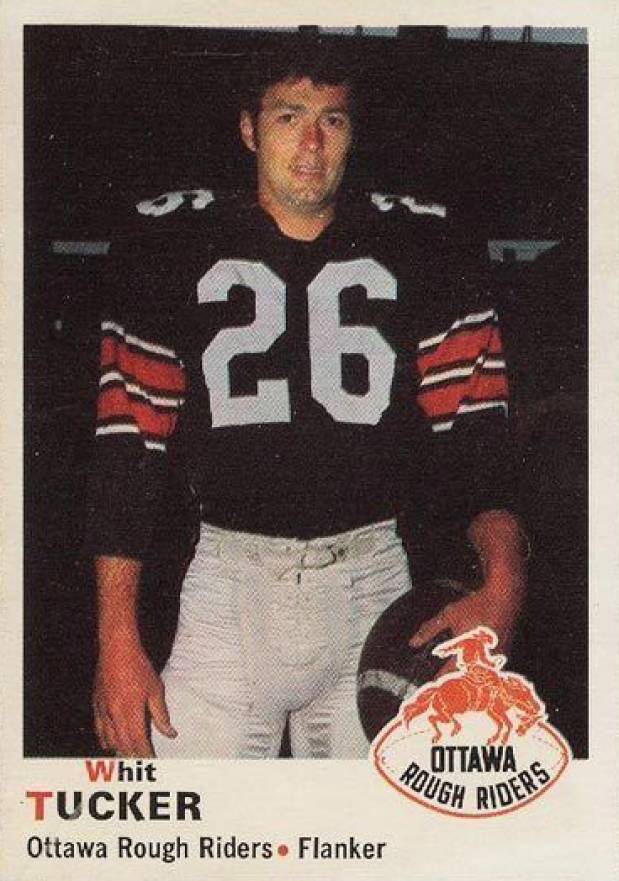 1970 O-Pee-Chee CFL Whit Tucker #47 Football Card