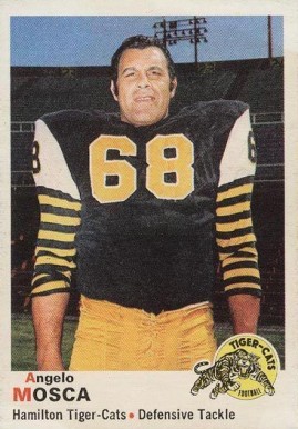 1970 O-Pee-Chee CFL Angelo Mosca #14 Football Card