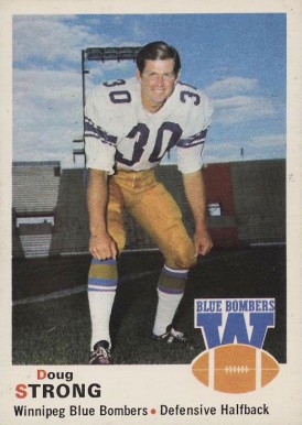 1970 O-Pee-Chee CFL Doug Strong #68 Football Card