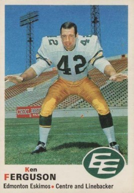 1970 O-Pee-Chee CFL Ken Ferguson #56 Football Card