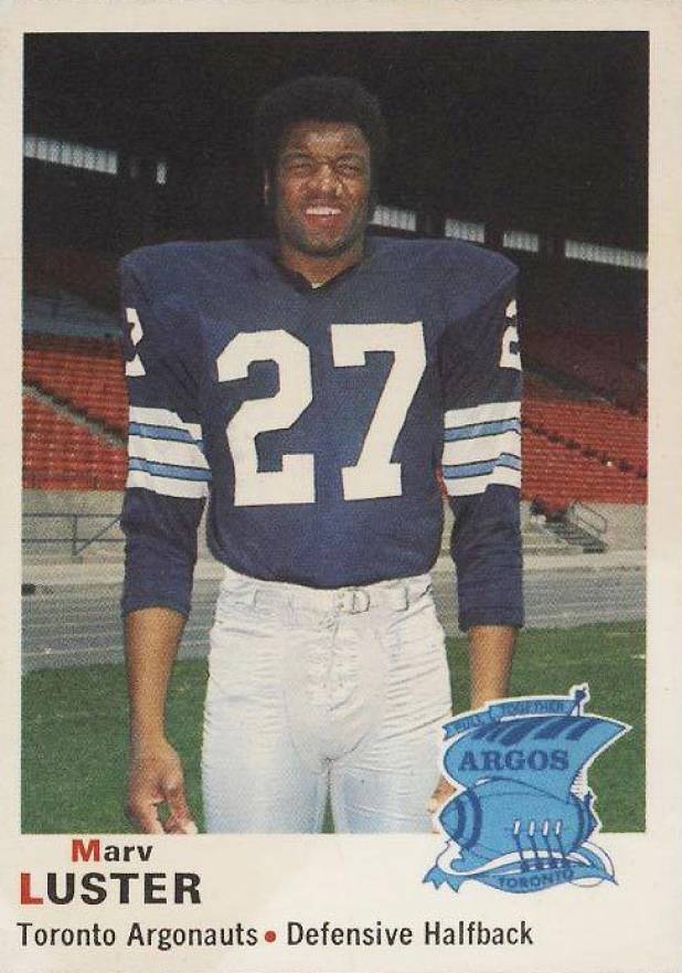 1970 O-Pee-Chee CFL Marv Luster #3 Football Card