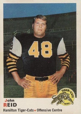 1970 O-Pee-Chee CFL John Reid #22 Football Card