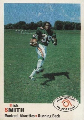 1970 O-Pee-Chee CFL Dick Smith #106 Football Card