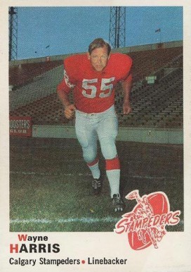 1970 O-Pee-Chee CFL Wayne Harris #89 Football Card