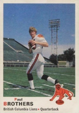 1970 O-Pee-Chee CFL Paul Brothers #28 Football Card