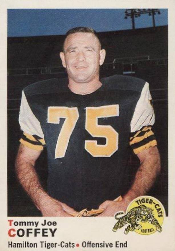 1970 O-Pee-Chee CFL Tommy Joe Coffey #13 Football Card