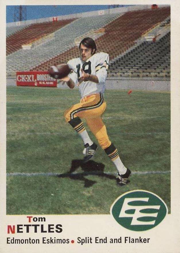 1970 O-Pee-Chee CFL Tom Nettles #58 Football Card