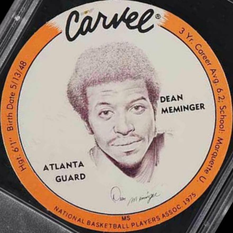 1975 Carvel Discs Dean Meminger #DM Basketball Card