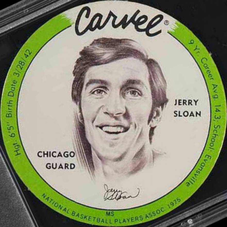 1975 Carvel Discs Jerry Sloan #JS Basketball Card