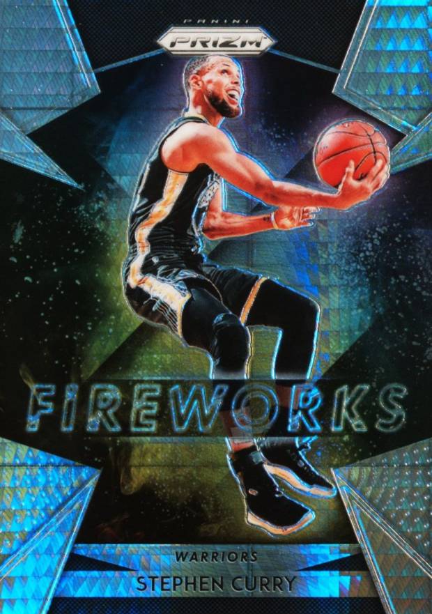 2018 Panini Prizm Fireworks Stephen Curry #23 Basketball Card