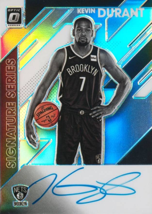 2019 Panini Donruss Optic Signature Series Kevin Durant #KDR Basketball Card