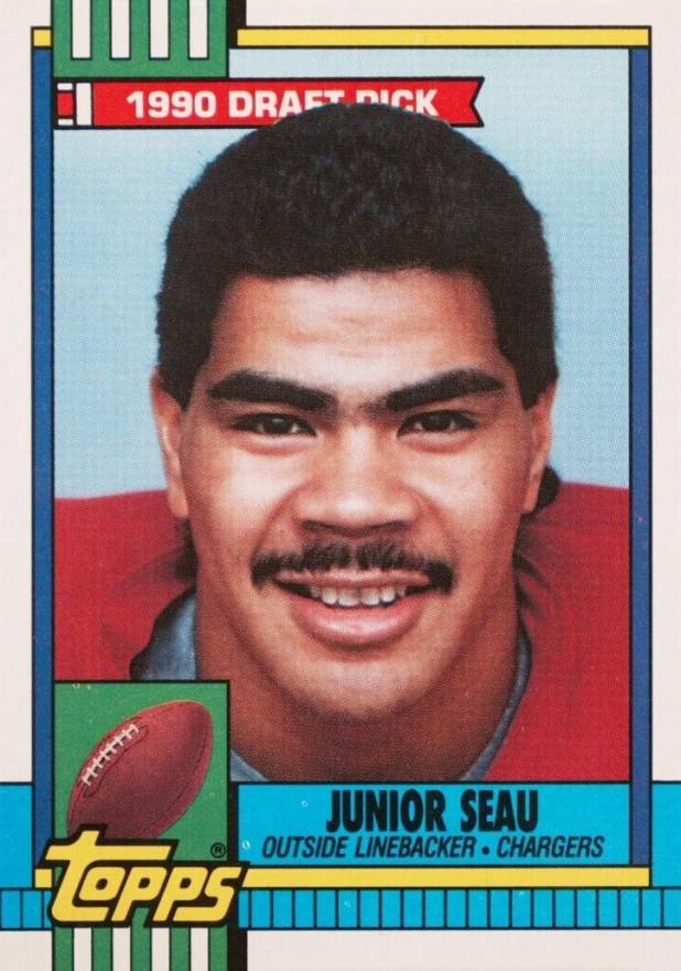 1990 Topps Junior Seau #381 Football Card