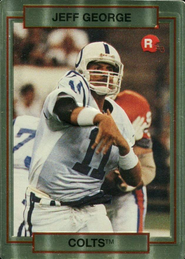 1990 Action Packed Rookie Update Jeff George #1 Football Card