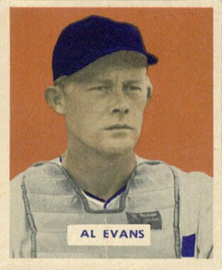 1949 Bowman Al Evans #132 Baseball Card