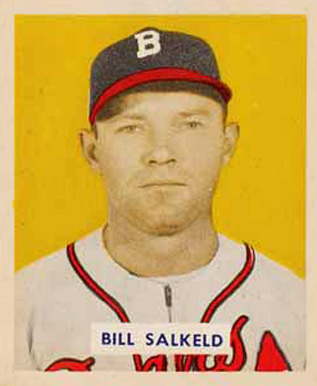 1949 Bowman Bill Salkeld #88 Baseball Card