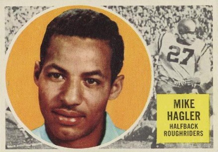 1960 Topps CFL Mike Hagler #55 Football Card