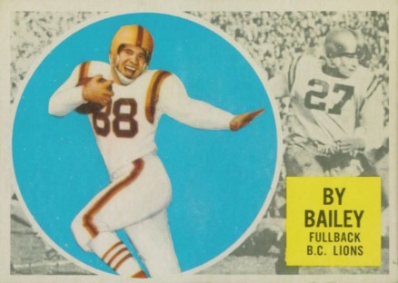 1960 Topps CFL By Bailey #1 Football Card