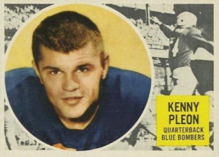 1960 Topps CFL Kenny Pleon #84 Football Card