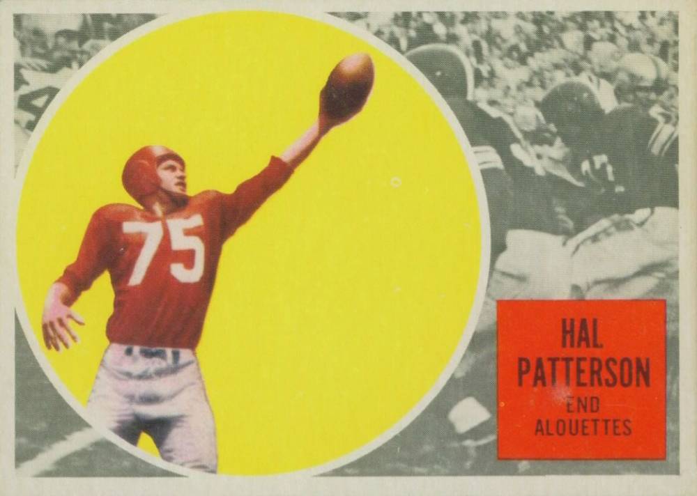 1960 Topps CFL Hal Patterson #46 Football Card