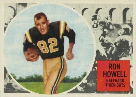 1960 Topps CFL Ron Howell #36 Football Card