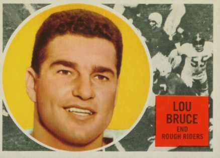 1960 Topps CFL Lou Bruce #61 Football Card