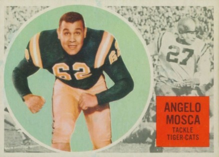 1960 Topps CFL Angelo Mosca #38 Football Card