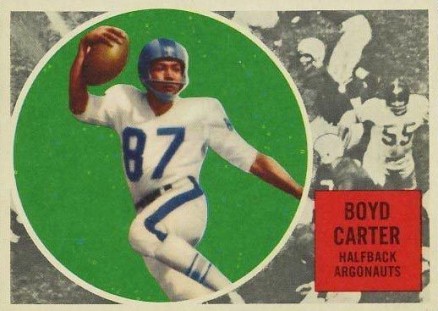 1960 Topps CFL Boyd Carter #70 Football Card