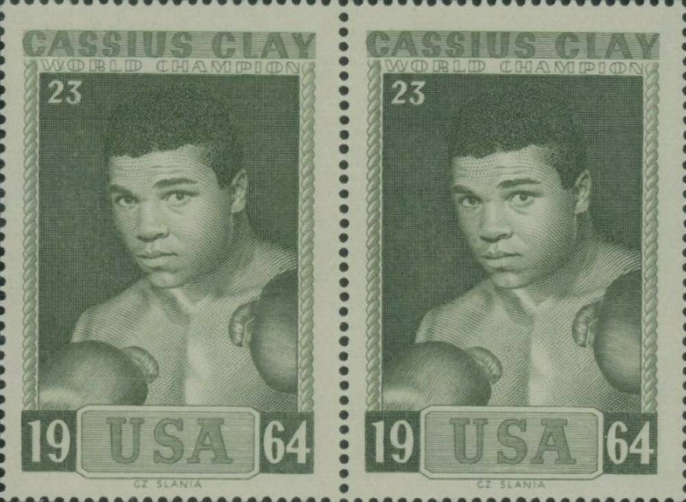 1964 Slania Stamps World Champion Boxers Cassius Clay #23 Other Sports Card