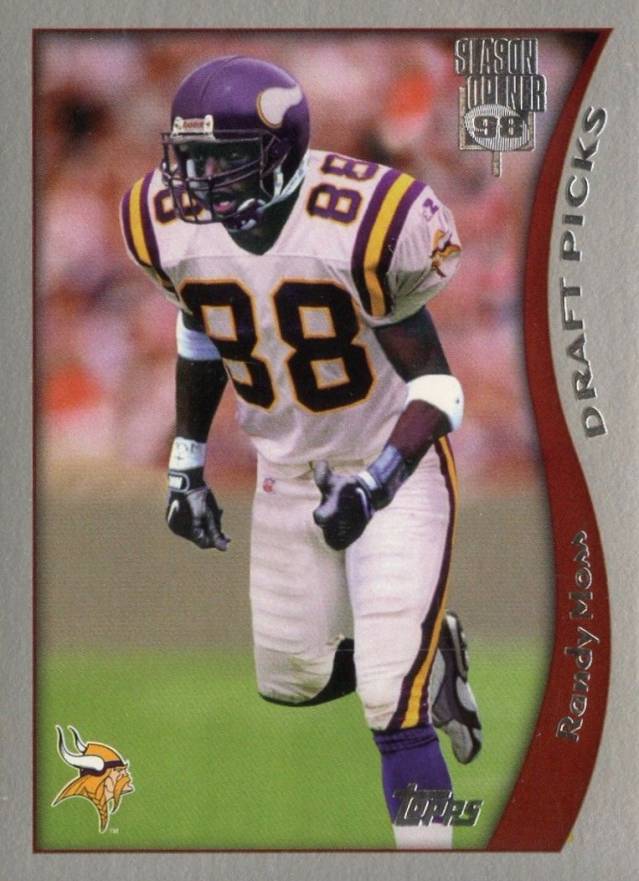 1998 Topps Season Opener Randy Moss #22 Football Card