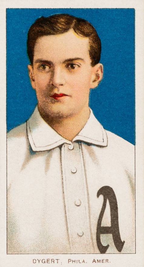 1909 White Borders Piedmont 350  Dygert, Phila. Amer. #157 Baseball Card