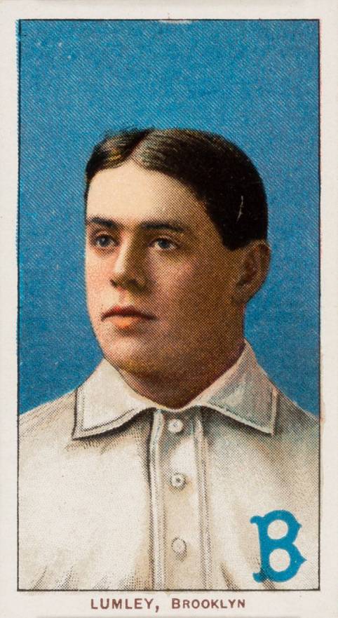 1909 White Borders Piedmont 350  Lumley, Brooklyn #291 Baseball Card