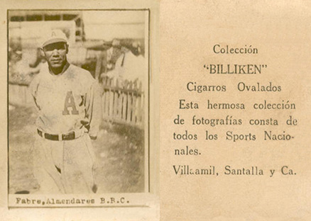 1923 Billiken Fabre, Almendares B.B.C. # Baseball Card