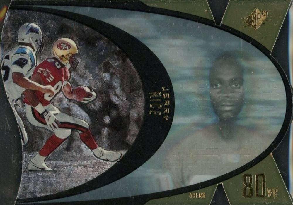 1997 SPx Jerry Rice #1 Football Card