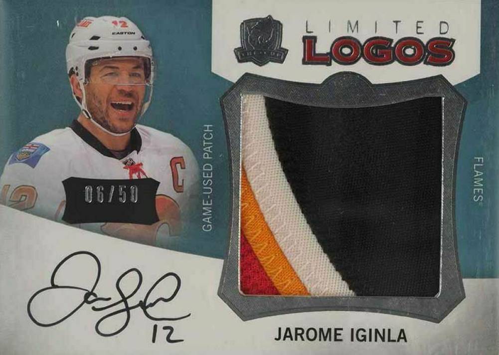 2012 Upper Deck the Cup Limited Logos Jarome Iginla #LL-JI Hockey Card