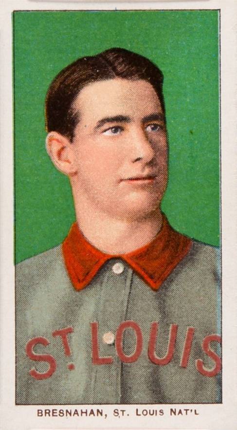 1909 White Borders Piedmont 350  Bresnahan, St. Louis Nat'L #51 Baseball Card