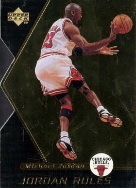 1998 Upper Deck Ovation Jordan Rules Michael Jordan #J11 Basketball Card