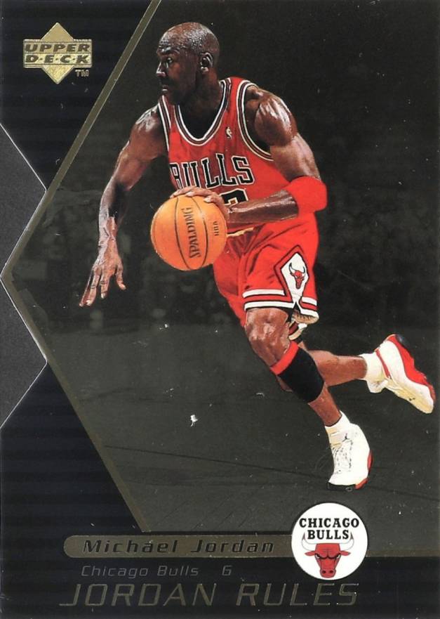 1998 Upper Deck Ovation Jordan Rules Michael Jordan #J12 Basketball Card