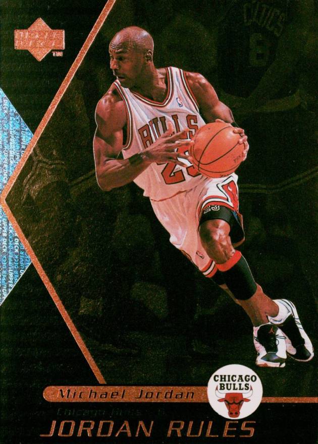 1998 Upper Deck Ovation Jordan Rules Michael Jordan #J5 Basketball Card