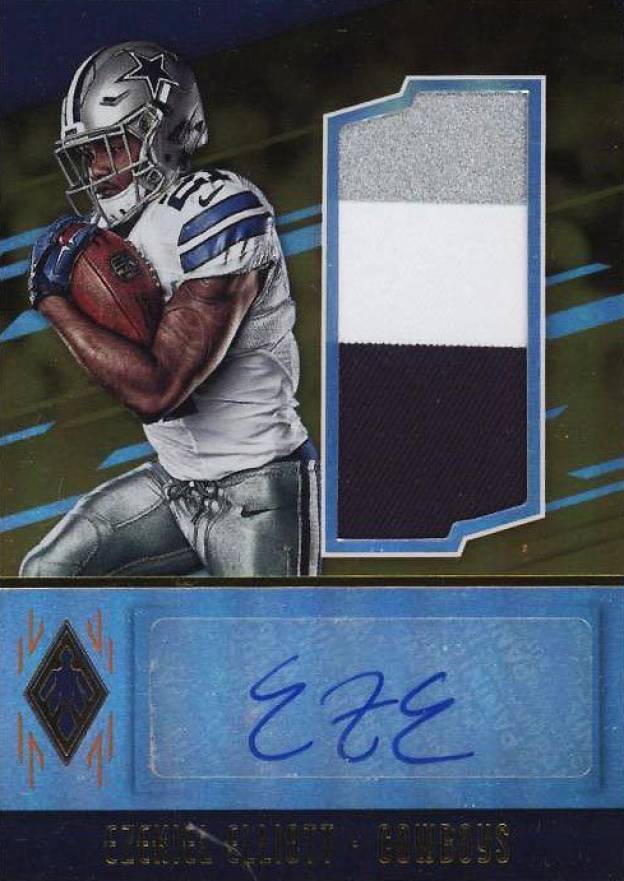 2016 Panini Phoenix RPS Rookie Jumbo Autograph Swatch Ezekiel Elliott #EE Football Card