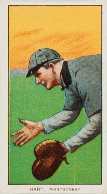 1909 White Borders Piedmont 350  Hart, Montgomery #205 Baseball Card