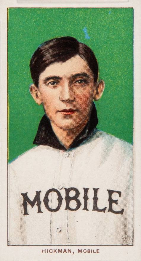 1909 White Borders Piedmont 350  Hickman, Mobile #212 Baseball Card